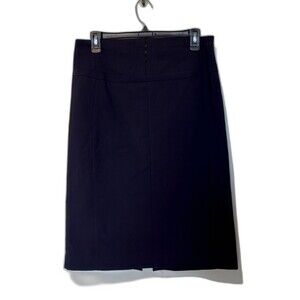 Express Design Studio Women's  Skirt Black Knee Length Pencil Skirt Sz 8 Retro